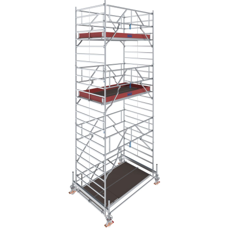 Rusztowanie jezdne aluminiowe Krause Stabilo 500 (1,50x2,50 m) – wys. rob. 7,5 m